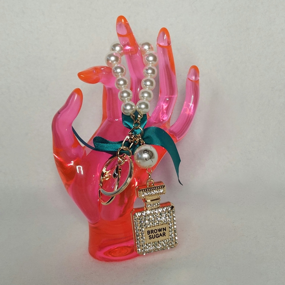 Izzy & Liv Brown Sugar Keychain Bag Charm Add A Pop Of Personality To Your Bag